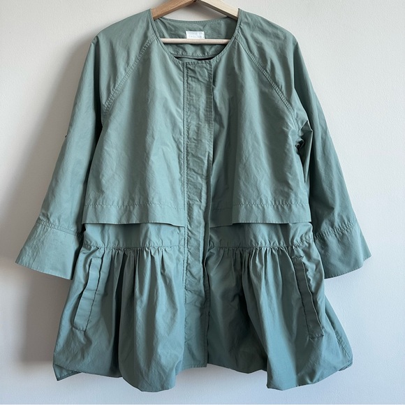 Caslon Peplum Cotton Blend Utility Jacket - Picture 2 of 9